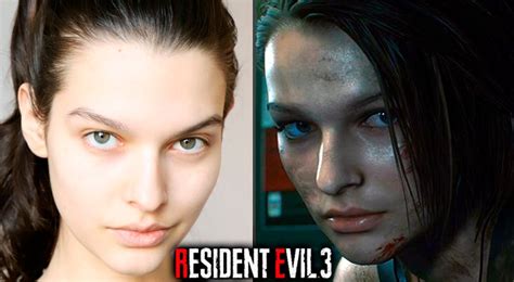The Resident Evil 3 Jill Face Model Is Sasha Zotova .